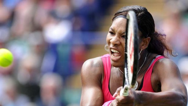 Hungry for victory ... Serena Williams is aiming to make a stunning comeback at Wimbledon despite a long lay-off.
