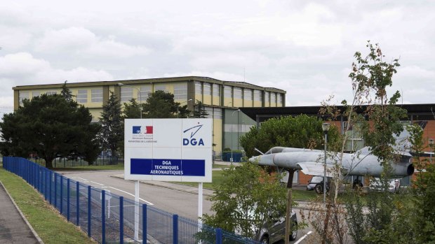 A view shows the Direction generale de l'armement (DGA) offices, where the France's BEA crash investigation agency will verify the plane debris found on Reunion Island, in Balma near Toulouse, France.
