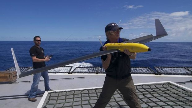 A Sea Shepherd drone.