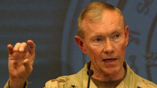 General Martin Dempsey ... mission to Egypt.