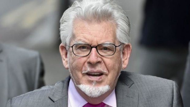 Rolf Harris arrives at Southwark Crown Court in London.
