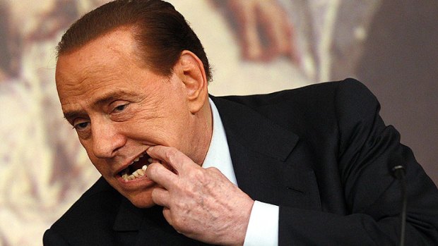Long in the tooth ... Italian Prime Minister Silvio Berlusconi pictured last month.
