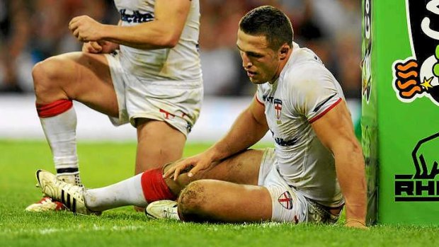 Poor judiciary record: Sam Burgess has faced sanction for on-field incidents four times this year.