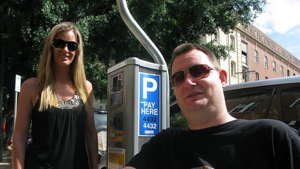 Residents Stacey Mew and Tony Leggett are frustrated by the lack of resident parking around Teneriffe.