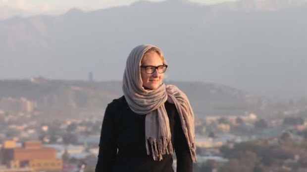 Eva Orner in Kabul.
