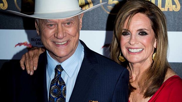 A fitting TV send off is in the works ... Dallas stars Larry Hagman and Linda Grey.