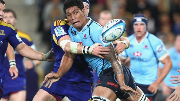 Lopeti Timani was a mainstay of the Waratahs team in 2012..