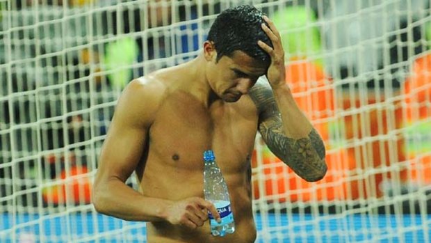 Tim Cahill ... scored but it wasn't enough.