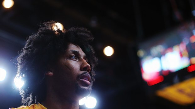 Back in gold: Josh Childress was unable to spur the Kings to victory against Townsville.