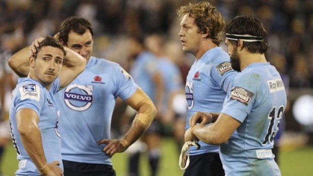 Licence to drill: Michael Cheika has told the Waratahs to 'knock blokes out of the way' in the wake of their loss to the Brumbies.
