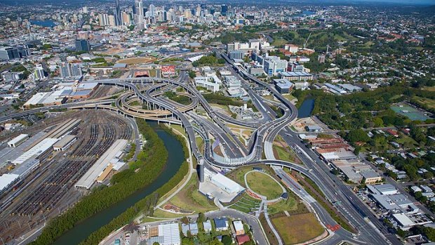 The AIrport Link tunnel at Bowen Hills.