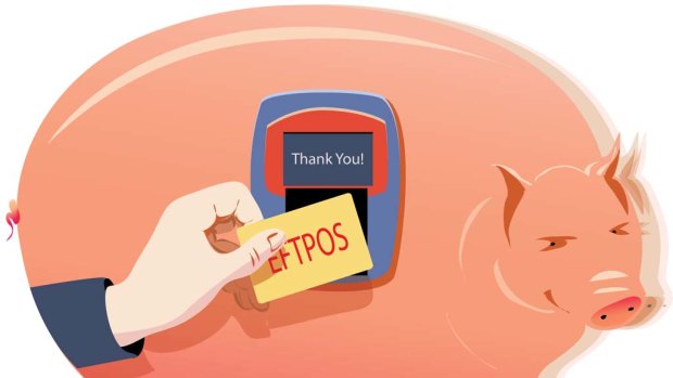 illo "Eftpos" for Danny John and Business.Added 18/3/2011