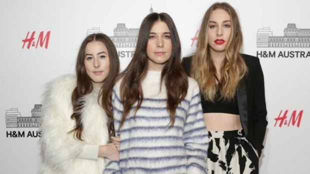 American rock band Haim were flown to Australia back in April to DJ at the VIP H&M preview in Melbourne.