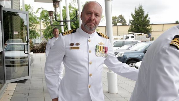 Captain Stefan King in Canberra.