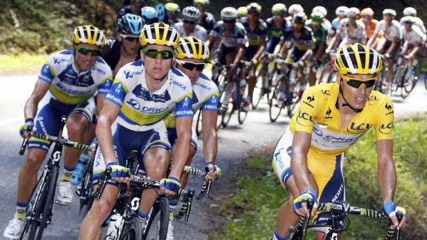 Out in front: Orica-GreenEDGE have vowed to continue their attacks.