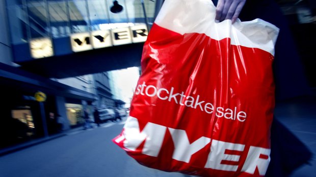 Myer has acquired popular fashion brands Marcs and David Lawrence, which collapsed in February.
