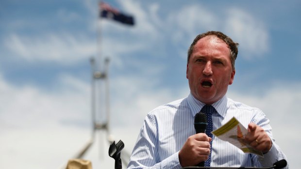 'Bonkers mad': Deputy Prime Minister Barnaby Joyce is opposed to a sugar tax. 