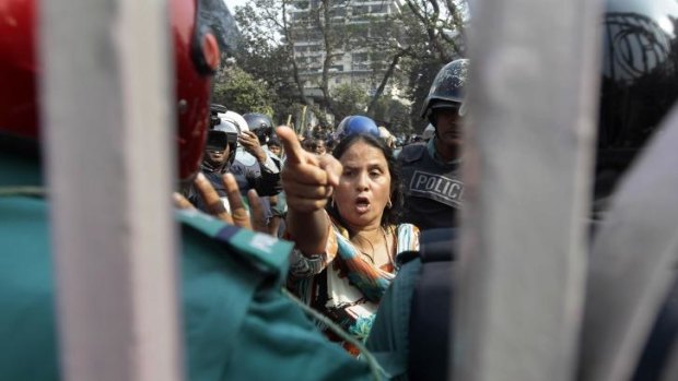 Standstill: Transport services halted in a bid to prevent further protests and clashes from both sides of the political spectrum in Bangladesh.