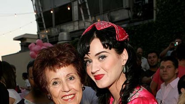 Katy Perry and her mother Mary Hudson.