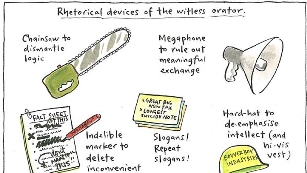 Editorial cartoon by Cathy Wilcox