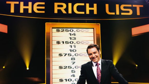 Get rich quick... Andrew O'Keefe of The Rich List.