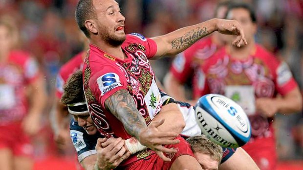 Quade Cooper is the most experienced Test player in the Queensland team.