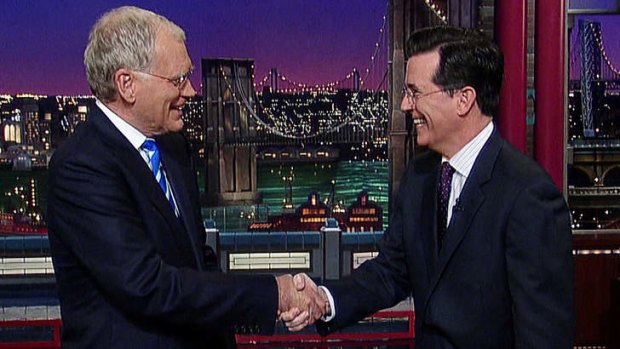 David Letterman will be replaced by Stephen Colbert on <I>The Late Show</I>.