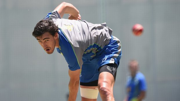 Unplayable: Australian paceman Mitchell Starc has been in great form and bowling very quickly.
