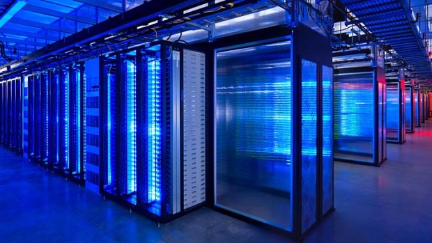 The room where it rained: Facebook's Prineville, Oregon data centre.