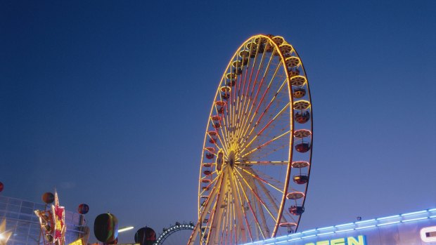 大轮:Leopoldstadt空谈者公园是维也纳的永久的——如果稍微华丽——游乐场。