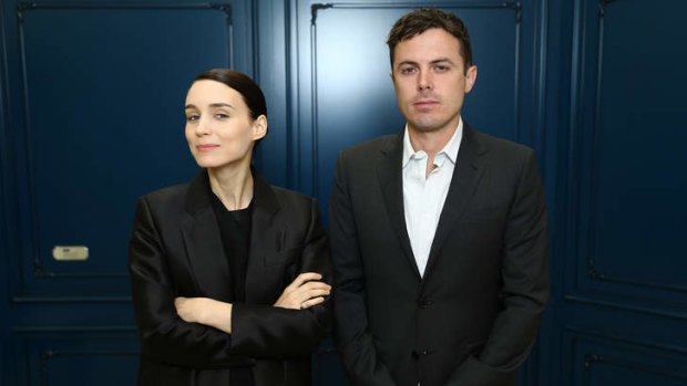 Actors Rooney Mara and Casey Affleck in Cannes, May 19, 2013.