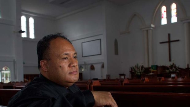 Reverend Sione Pinomi ... fears for his ''poor church''.