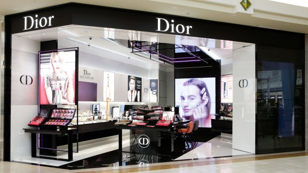 The new Dior beauty boutique at Chadstone. 