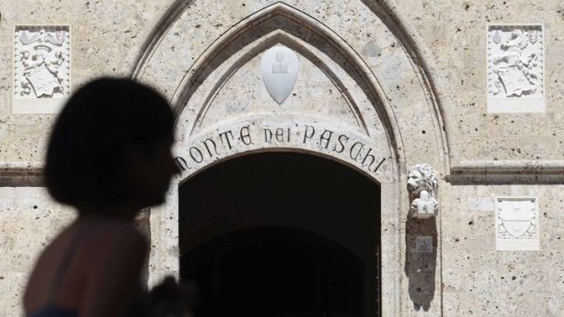 Around since 1472 &#8230; but Italy's Monte dei Paschi bank is in trouble.