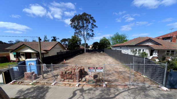 The block levelled by Darren and Dea Jolly in East Kew.