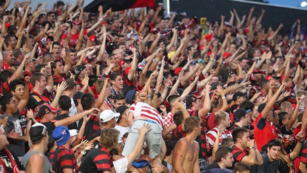Passionate crew: Western Sydney Wanderers fans have plenty of reasons to cheer.