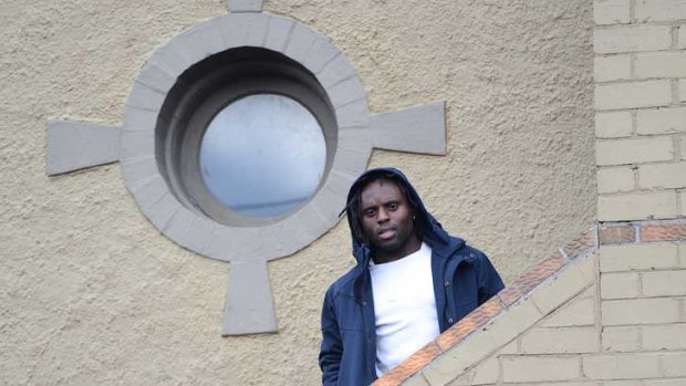 Daniel Koum outside his Geelong apartment yesterday. He is likely to be dropped from the Olympic qualifying team.