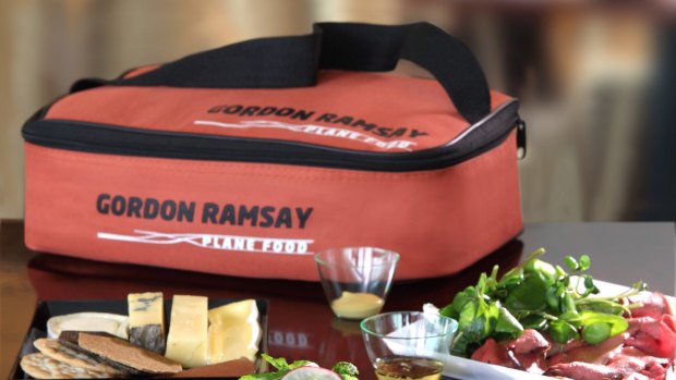 A sample of a picnic pack from Gordon Ramsay's Plane Food.