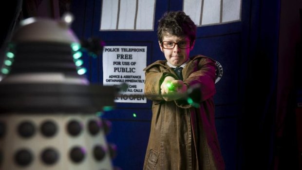 Xander Phillips, 9, is a huge Doctor Who fan.
