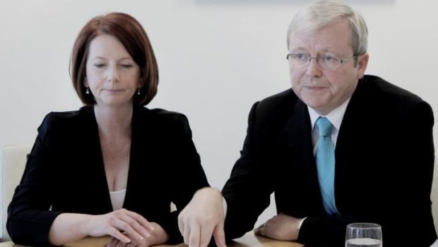 Julia Gillard says that Kevin Rudd asked to be reinstated as foreign affairs minister after his failed leadership challenge in 2012, a request that Gillard describes as "impossible". 