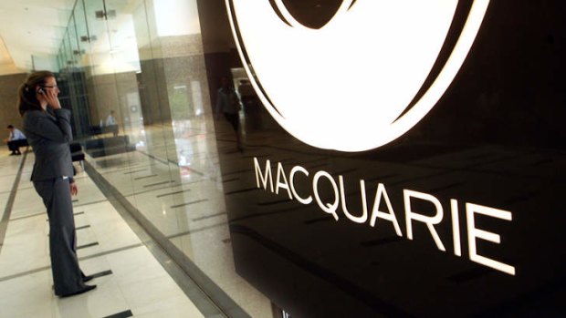 Macquarie ... said operating profits in the first quarter had risen after a "subdued" period in the prior three months.