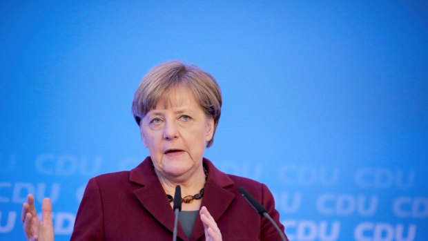 German chancellor Angela Merkel says refugees will return to their homeland, once the war is over. 