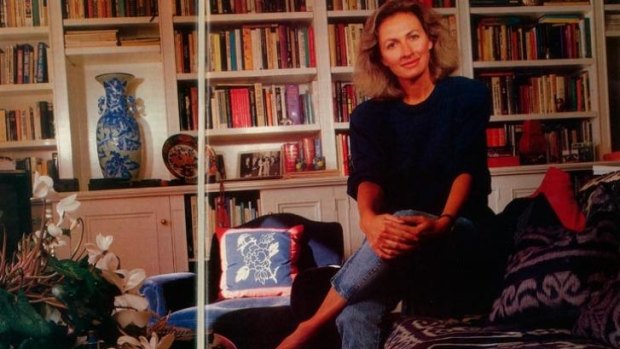Jill Wran, in her study at home. 