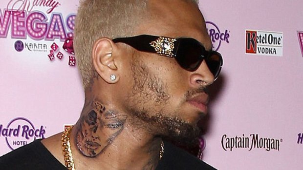 Looks familiar: Chris Brown's latest tattoo 'sickening'