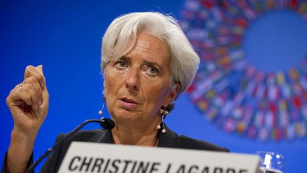 International Monetary Fund (IMF) Managing Director Christine Lagarde.