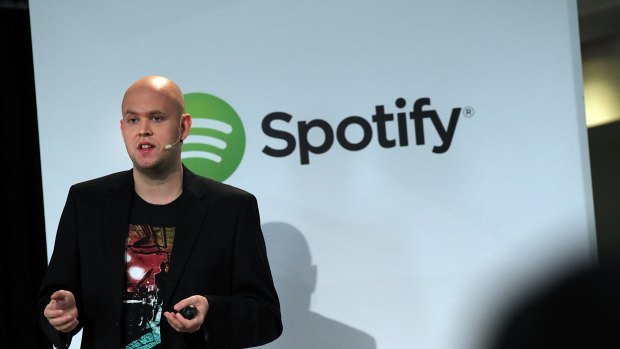 Hitting back: Spotify CEO Daniel Ek.