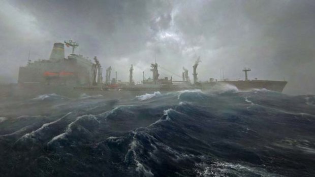 Stormy weather: Fortifications are needed to protect ports.