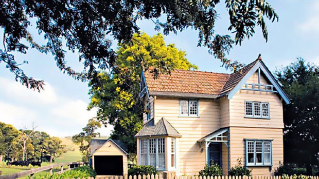 Quaint restraint ... Highfield Cottage was the gatekeeper's lodge to a homestead built in 1901.