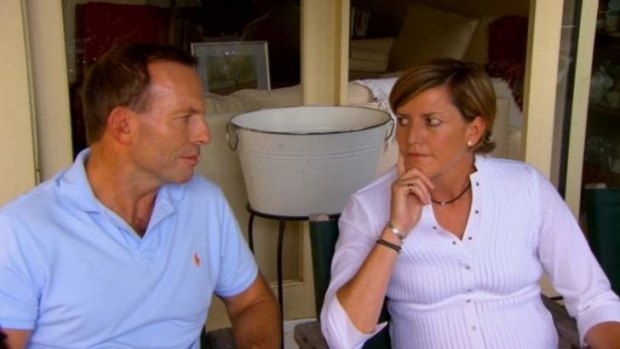 Tony Abbott and sister Christine Forsterin.