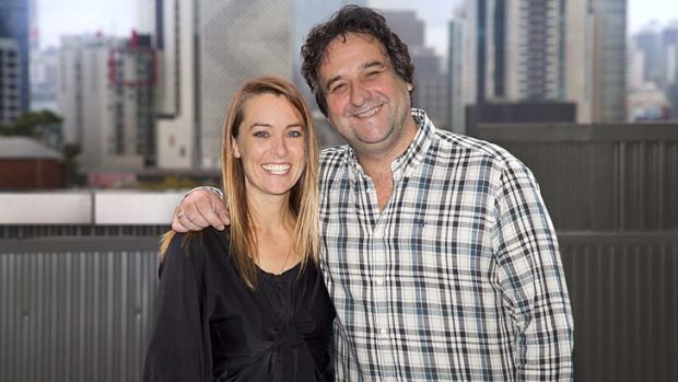 Former Before The Game stars Sam Lane and Mick Molloy.